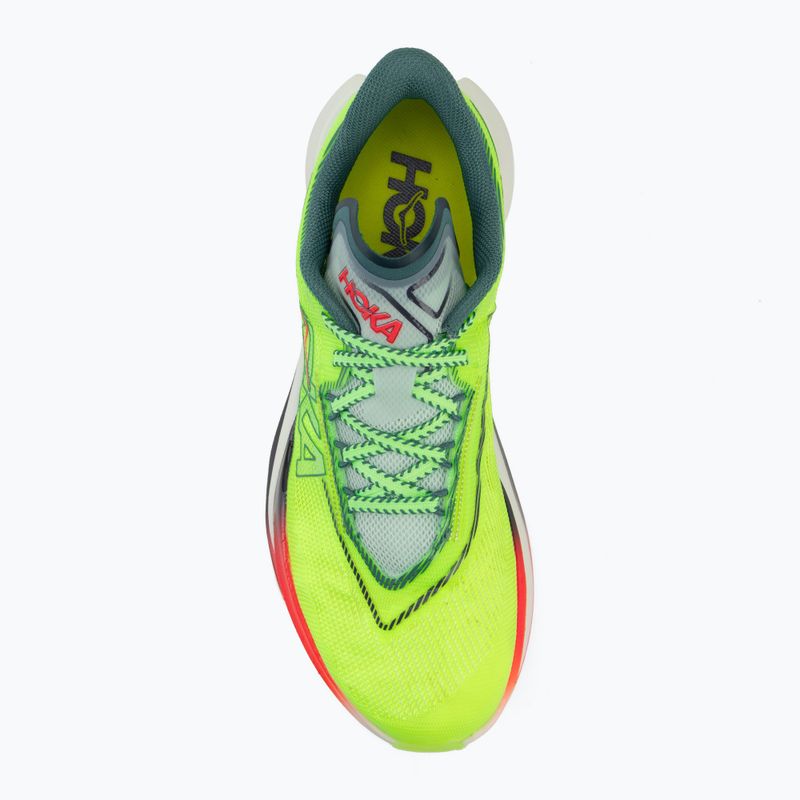 Bėgimo batai HOKA Cielo X1 3.0 neon yuzu/thyme 5
