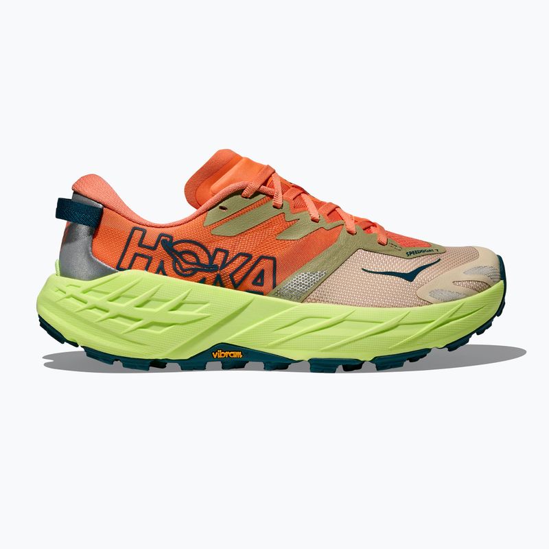 Moteriški bėgimo bateliai HOKA Speedgoat 7 persimmon/neon yuzu 3