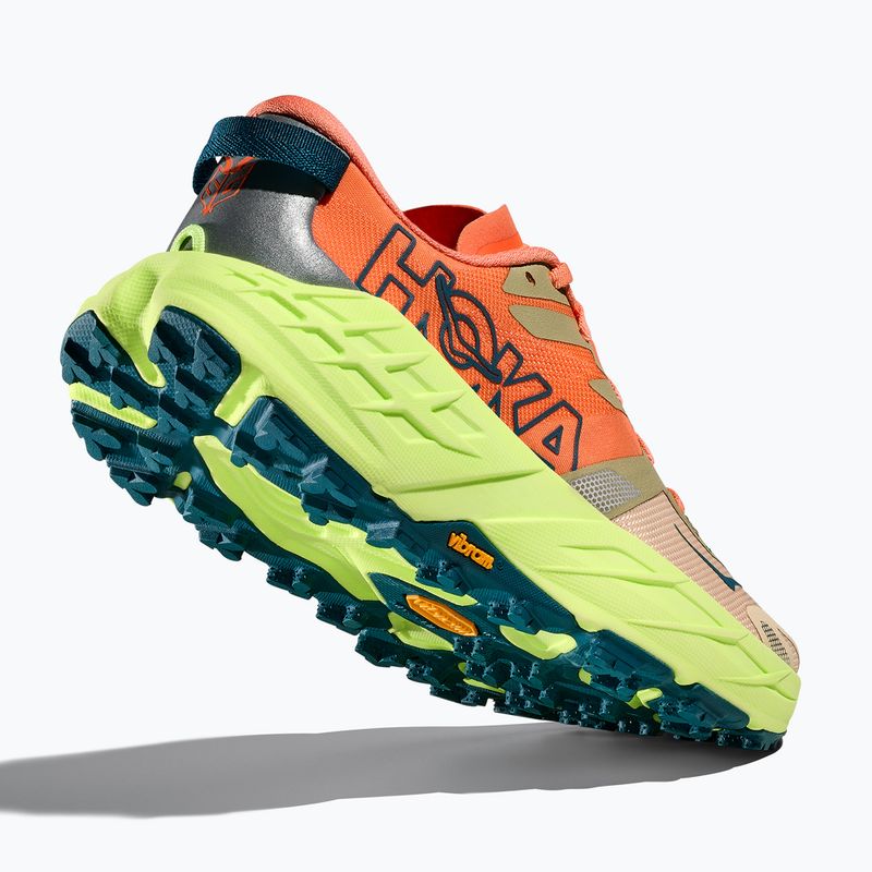Moteriški bėgimo bateliai HOKA Speedgoat 7 persimmon/neon yuzu 5