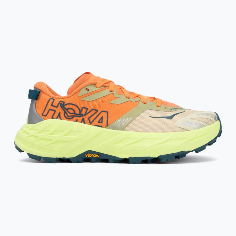 Moteriški bėgimo bateliai HOKA Speedgoat 7 persimmon/neon yuzu 2
