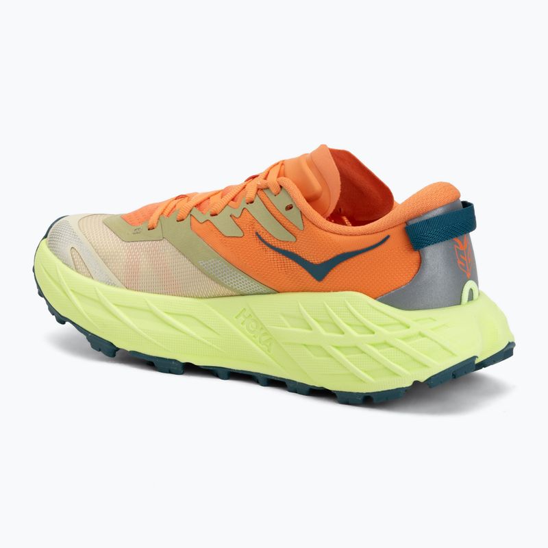 Moteriški bėgimo bateliai HOKA Speedgoat 7 persimmon/neon yuzu 3