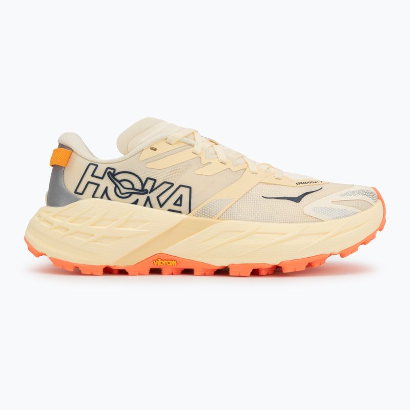 Moteriški bėgimo batai  HOKA Speedgoat 7 vintage yellow/neon flame 2