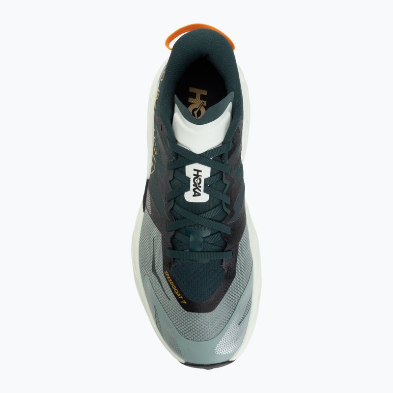Vyriški bėgimo batai HOKA Speedgoat 7 Wide bay leaf/sea glass 5