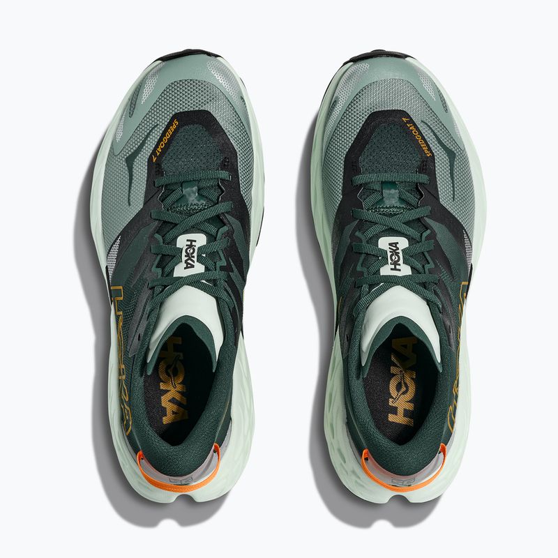 Vyriški bėgimo batai HOKA Speedgoat 7 Wide bay leaf/sea glass 14