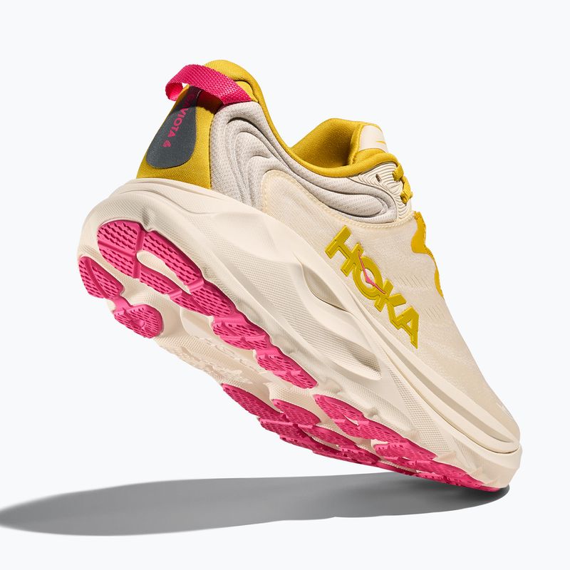 Moteriški bėgimo bateliai Hoka Gaviota 6 birch/yellow gold 8