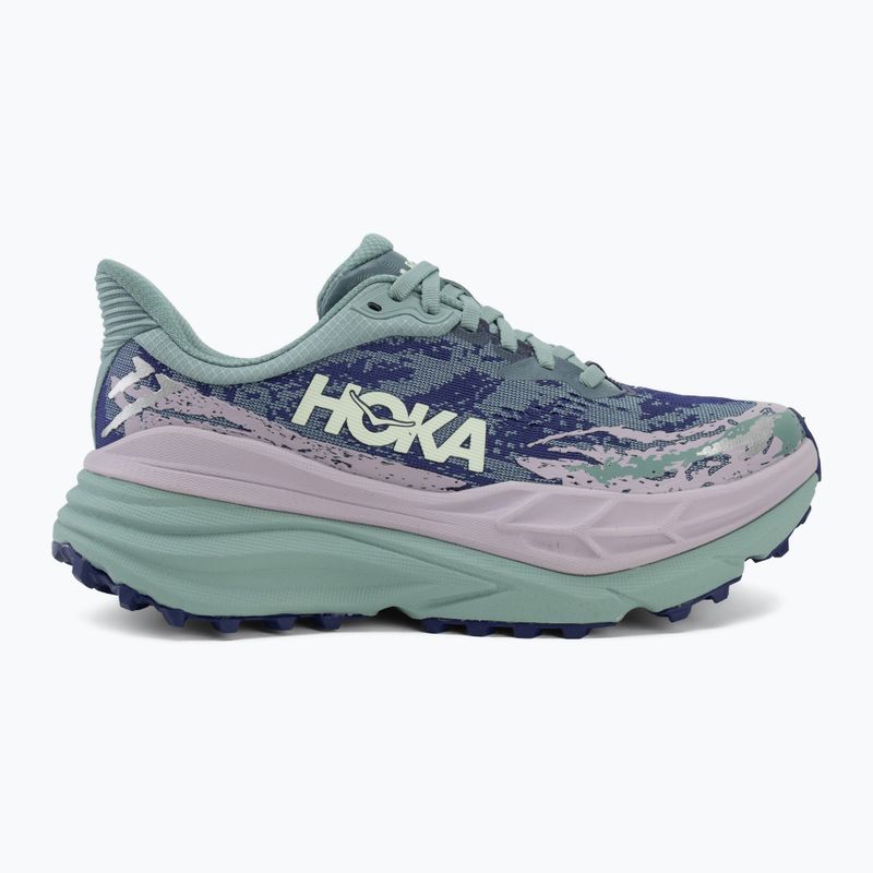 Moteriški bėgimo bateliai HOKA Stinson 7 rosemary/fragrant lilac 2