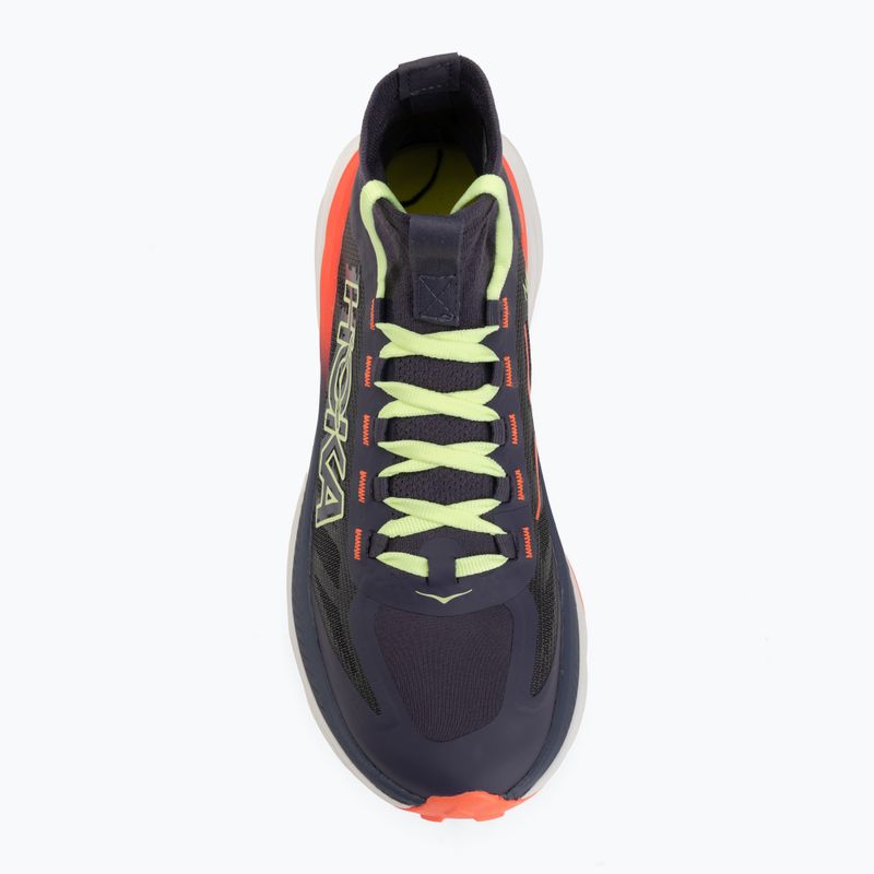 Moteriški bėgimo bateliai HOKA Tecton X 3 squid ink/neon lame 5