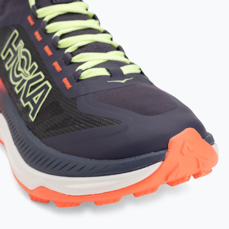 Moteriški bėgimo bateliai HOKA Tecton X 3 squid ink/neon lame 7