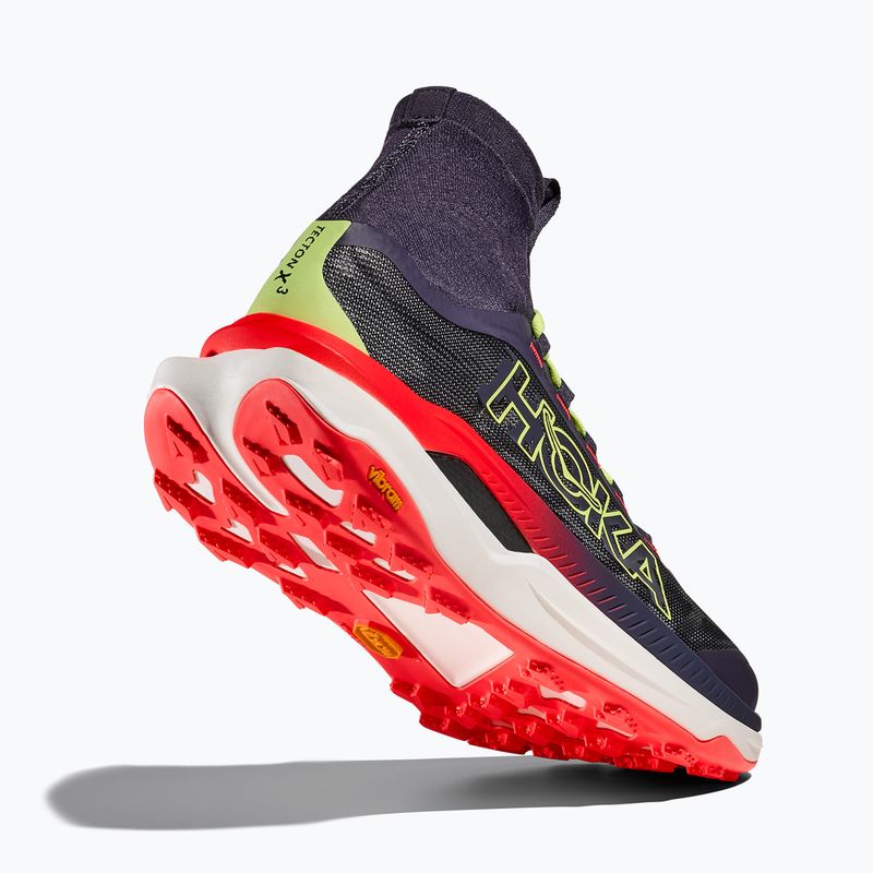 Moteriški bėgimo bateliai HOKA Tecton X 3 squid ink/neon lame 5