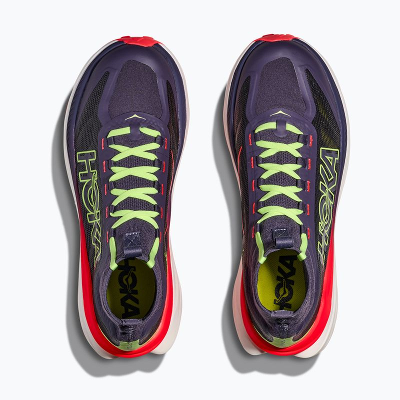 Moteriški bėgimo bateliai HOKA Tecton X 3 squid ink/neon lame 7