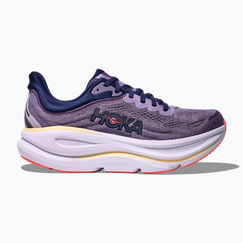 Moteriški bėgimo bateliai HOKA Bondi 9 berry jam/berry patch 3