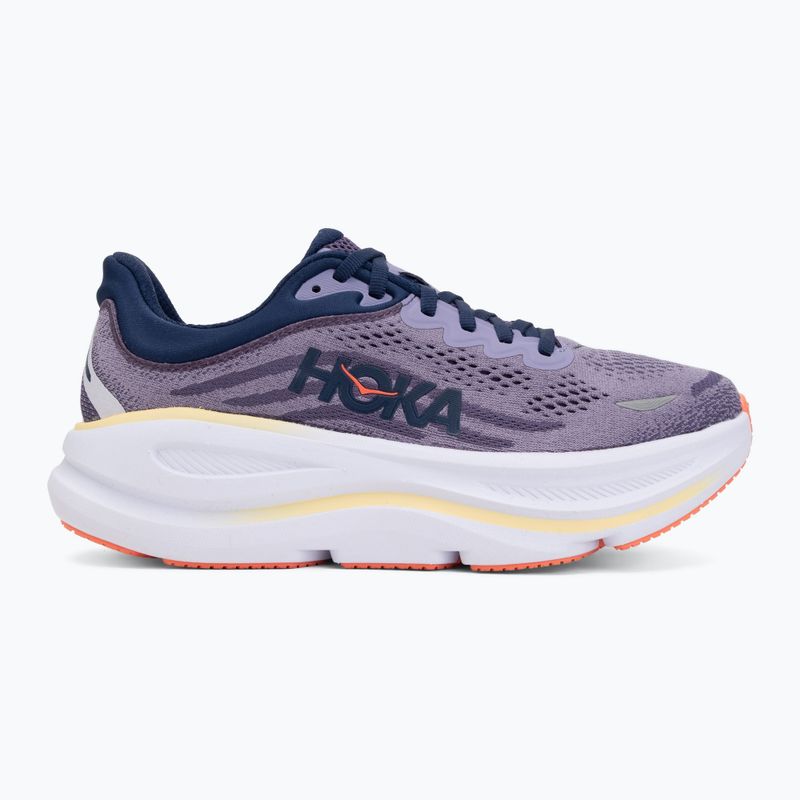 Moteriški bėgimo bateliai HOKA Bondi 9 berry jam/berry patch 2