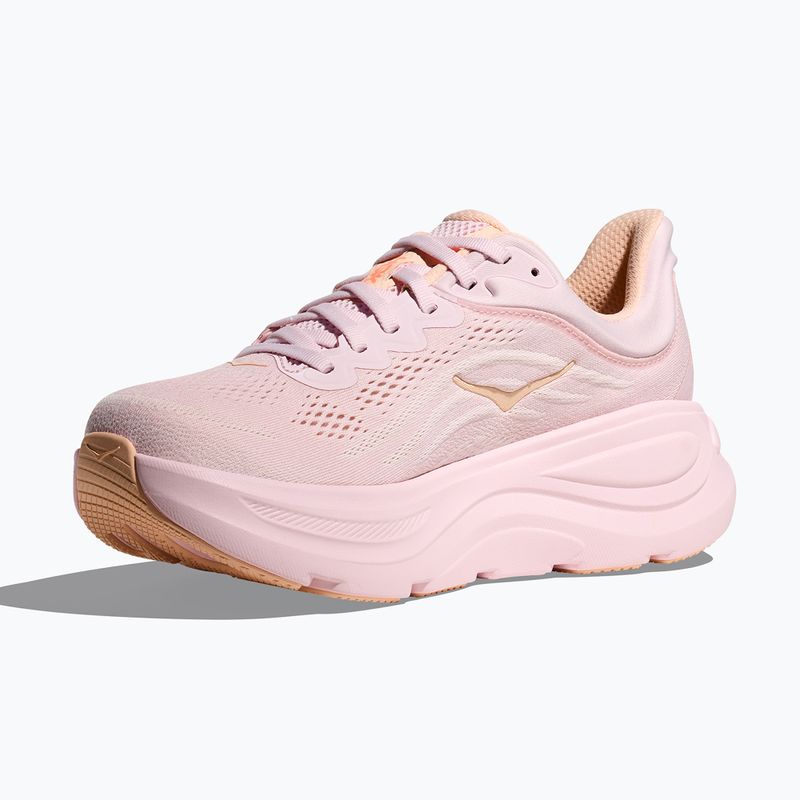 Moteriški bėgimo bateliai HOKA Bondi 9 lilac cream/tangerine glow 2
