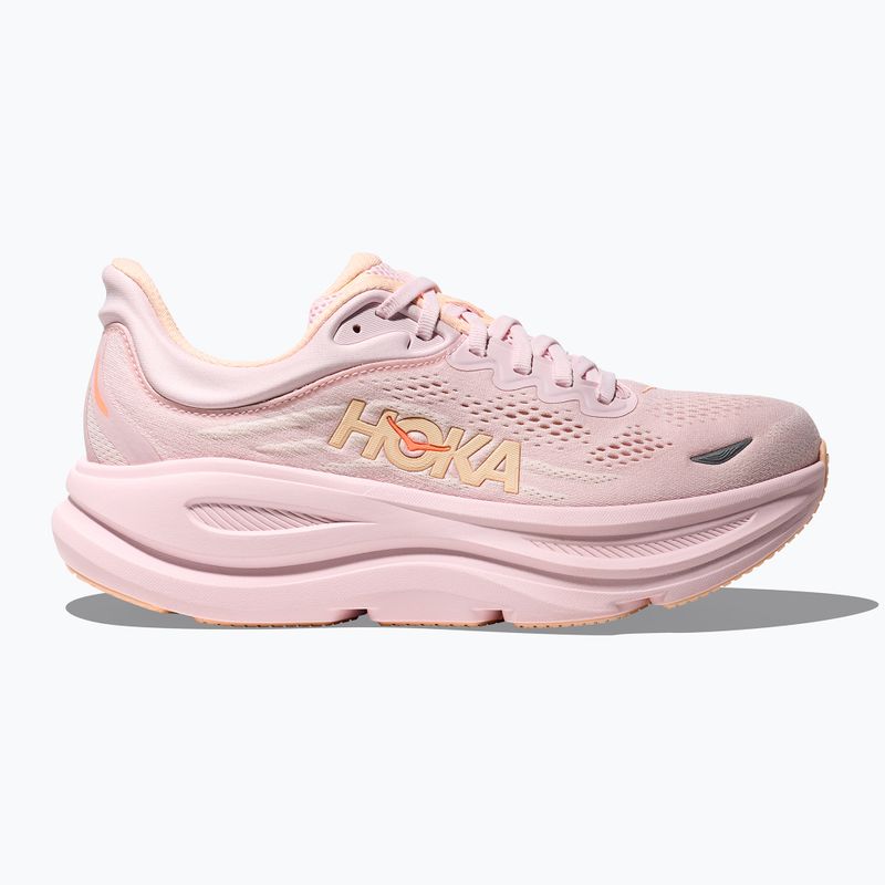 Moteriški bėgimo bateliai HOKA Bondi 9 lilac cream/tangerine glow 3