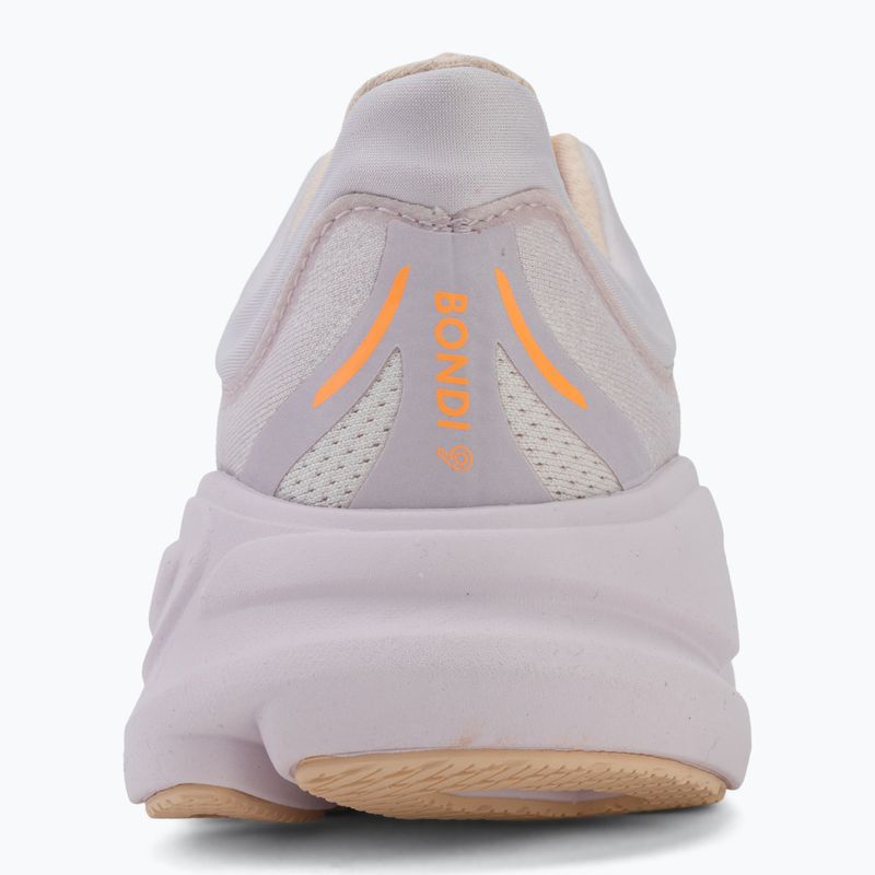 Moteriški bėgimo bateliai HOKA Bondi 9 lilac cream/tangerine glow 6