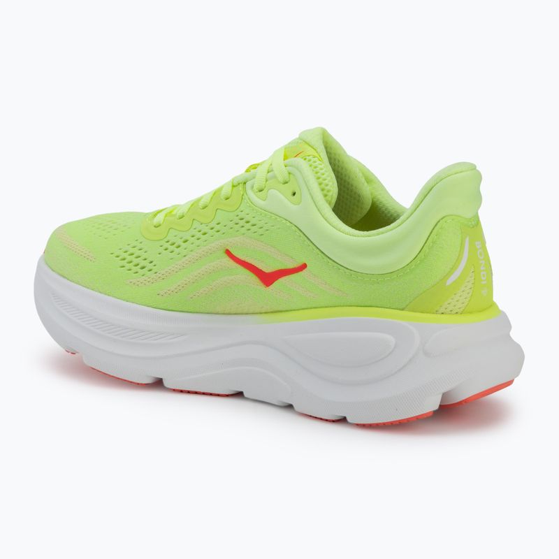 Moteriški bėgimo bateliai HOKA Bondi 9 neon yuzu/sunlight 3
