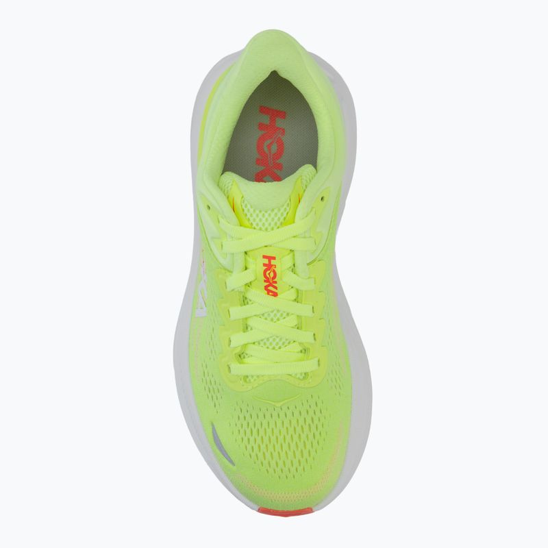 Moteriški bėgimo bateliai HOKA Bondi 9 neon yuzu/sunlight 5