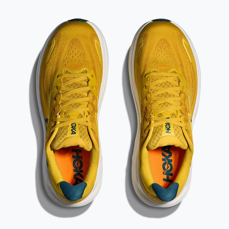Vyriški bėgimo batai HOKA Clifton 10 yellow gold/tidal wave 7