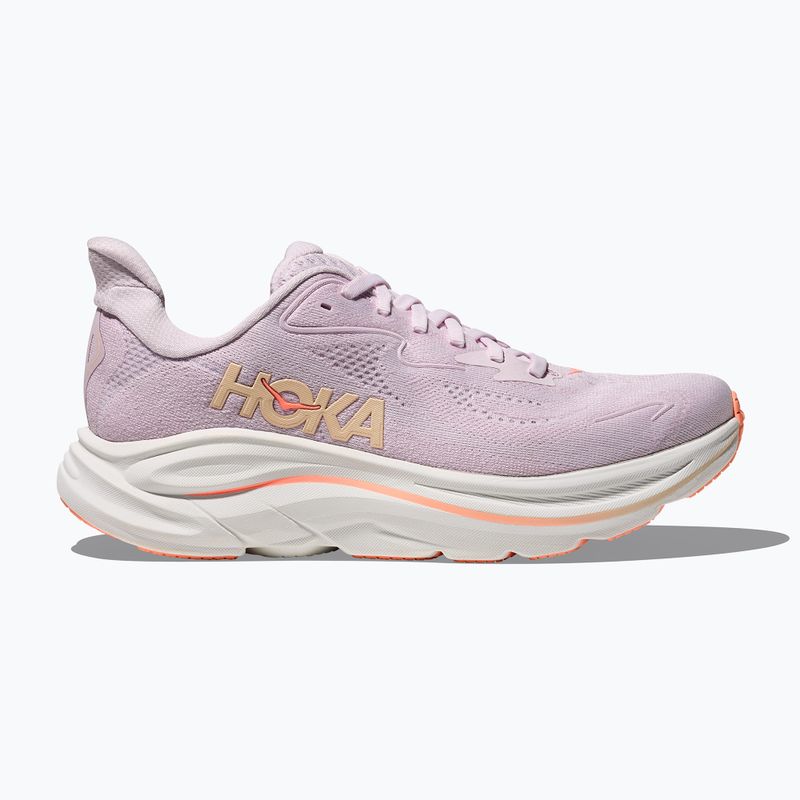 Moteriški bėgimo bateliai HOKA Clifton 10 lilac cream/tangerine glow 3
