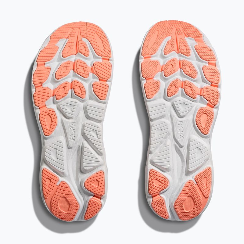 Moteriški bėgimo bateliai HOKA Clifton 10 lilac cream/tangerine glow 8