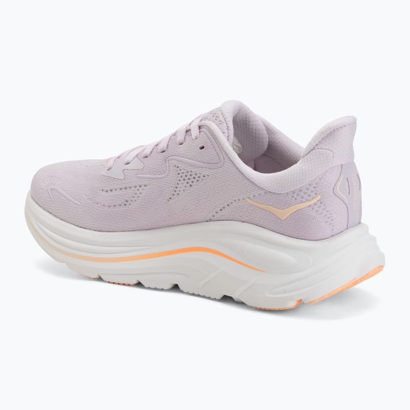 Moteriški bėgimo bateliai HOKA Clifton 10 lilac cream/tangerine glow 3