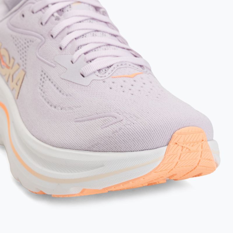 Moteriški bėgimo bateliai HOKA Clifton 10 lilac cream/tangerine glow 7