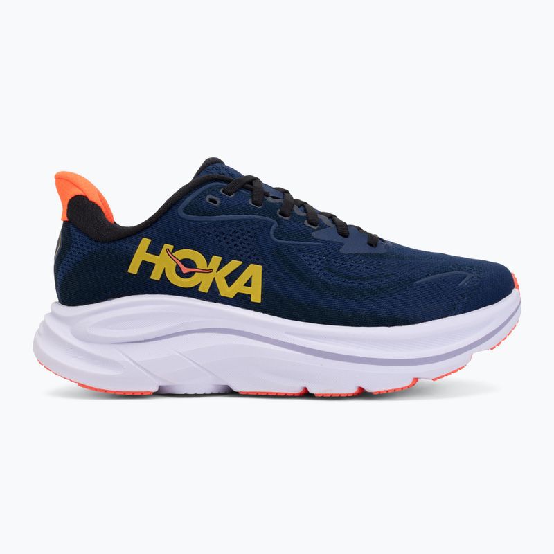 Moteriški bėgimo bateliai HOKA Clifton 10 midnight blue/starlight glow 2