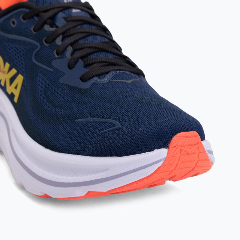 Moteriški bėgimo bateliai HOKA Clifton 10 midnight blue/starlight glow 7