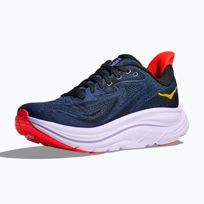Moteriški bėgimo bateliai HOKA Clifton 10 midnight blue/starlight glow 2
