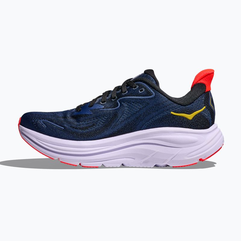 Moteriški bėgimo bateliai HOKA Clifton 10 midnight blue/starlight glow 4