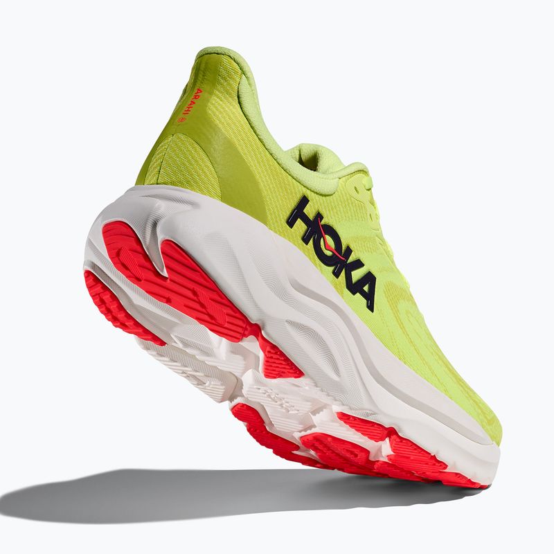 Vyriški bėgimo batai HOKA Arahi 8 neon yuzu/neon flame 5