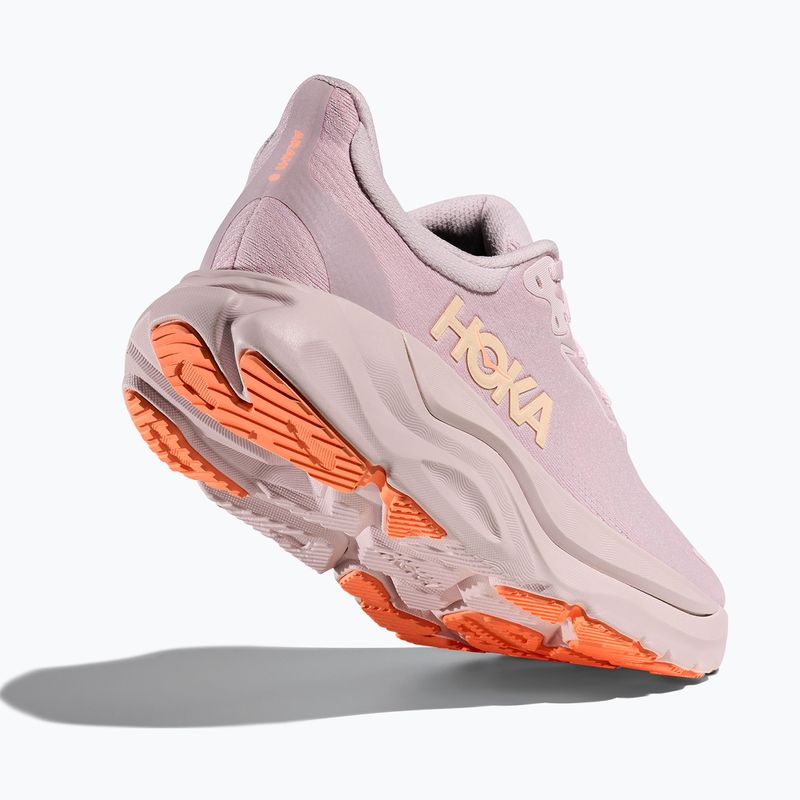 Moteriški bėgimo bateliai HOKA Arahi 8 lilac cream/neon cantaloupe 5