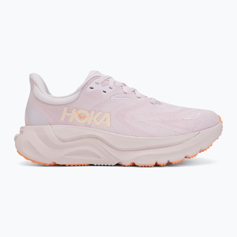 Moteriški bėgimo bateliai HOKA Arahi 8 lilac cream/neon cantaloupe 2