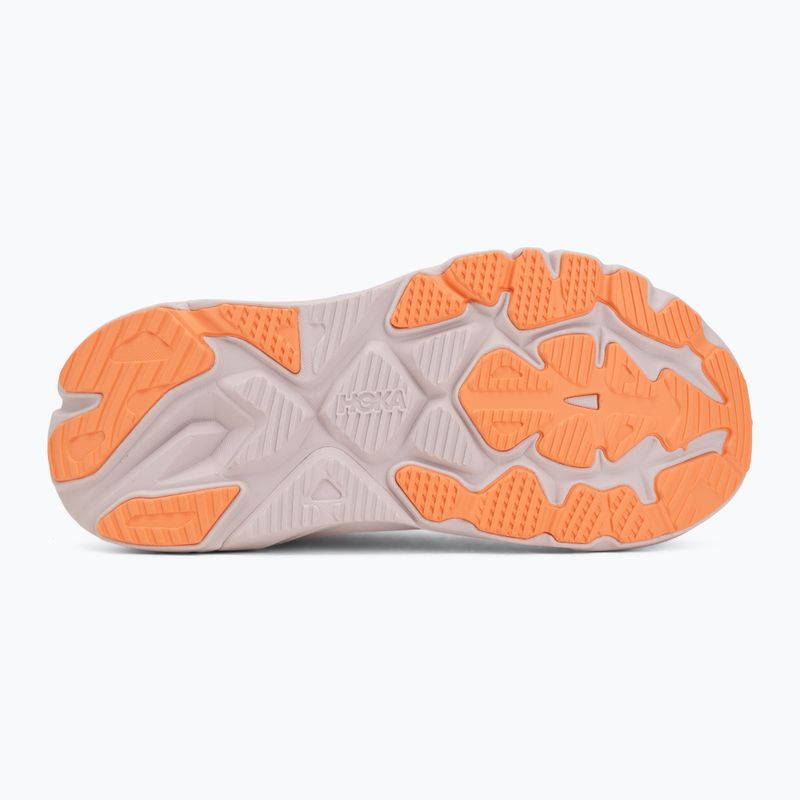 Moteriški bėgimo bateliai HOKA Arahi 8 lilac cream/neon cantaloupe 4