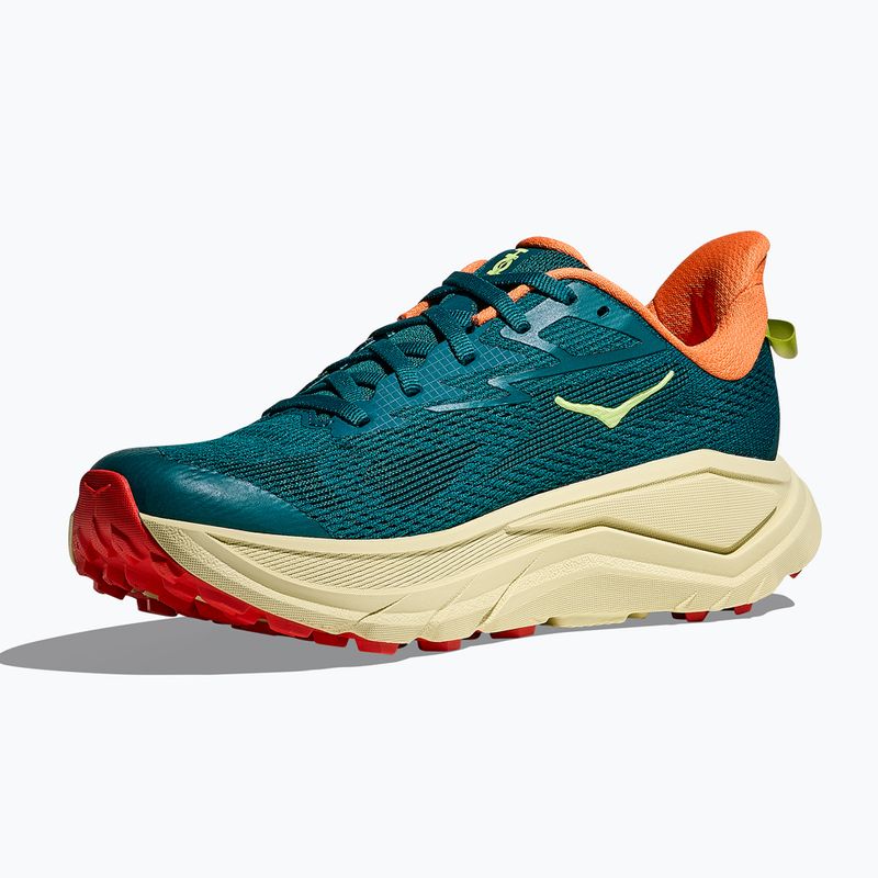 Moteriški bėgimo bateliai HOKA Challenger 8 tidal wave/pampas grass 2