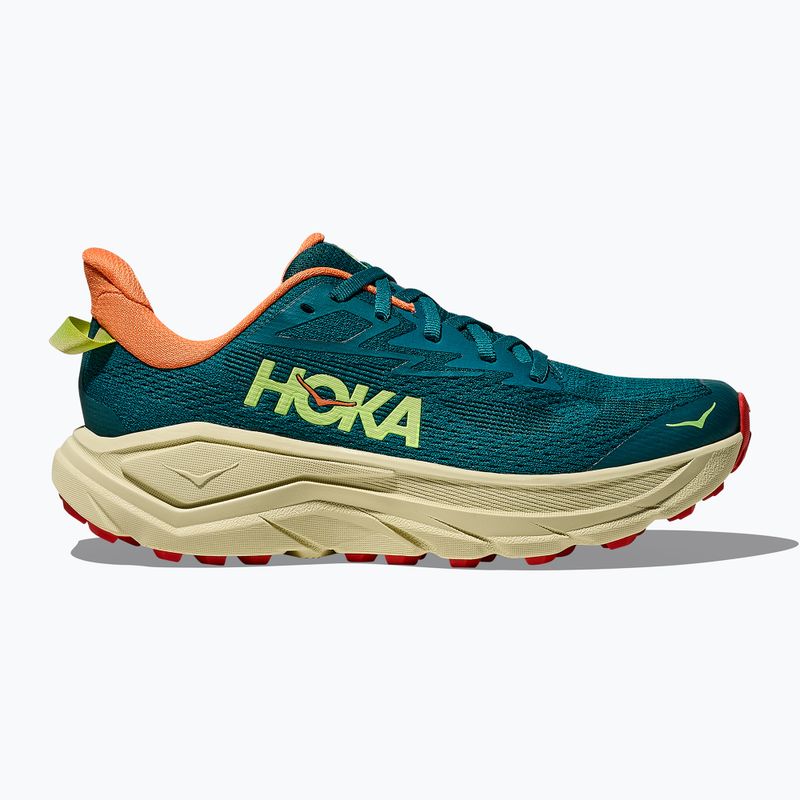 Moteriški bėgimo bateliai HOKA Challenger 8 tidal wave/pampas grass 3