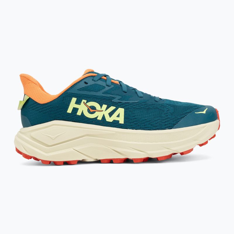 Moteriški bėgimo bateliai HOKA Challenger 8 tidal wave/pampas grass 2