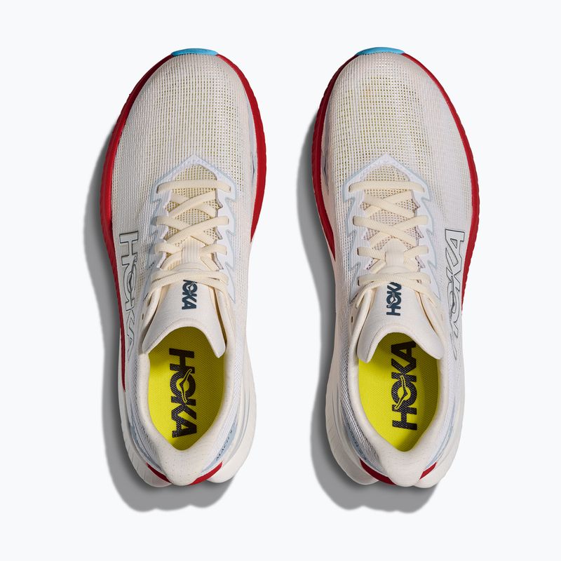 Vyriški bėgimo batai Hoka Mach X 3 white/alabaster 7