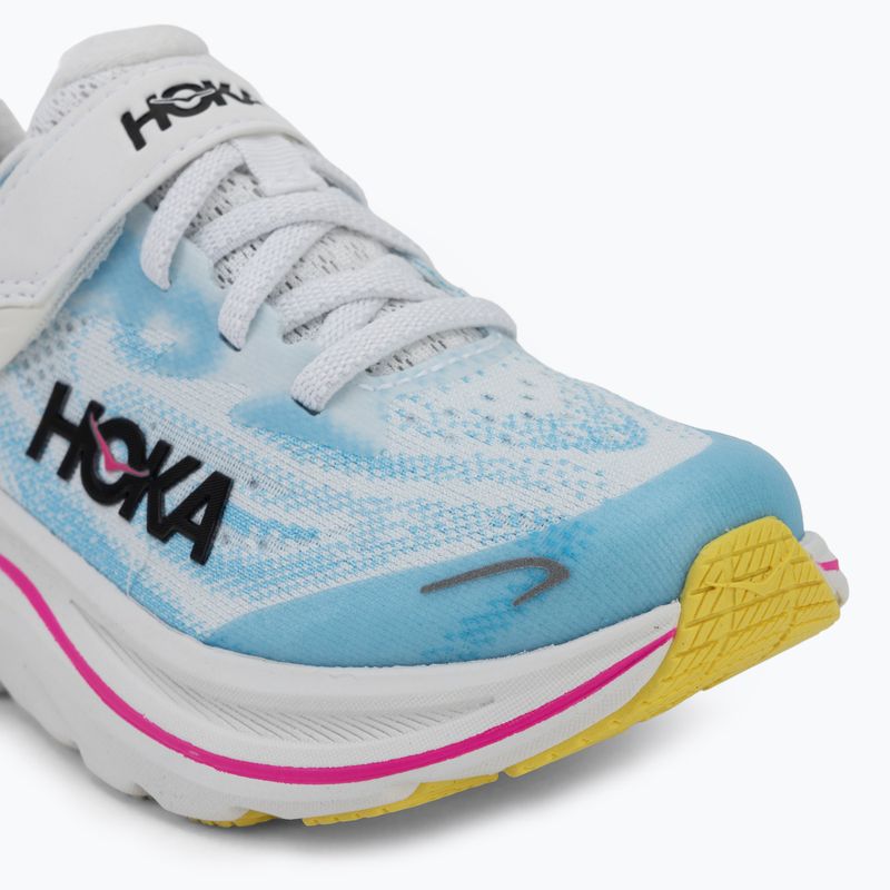 Vaikiški bėgimo batai HOKA Clifton 10 frost/soaring blue 7