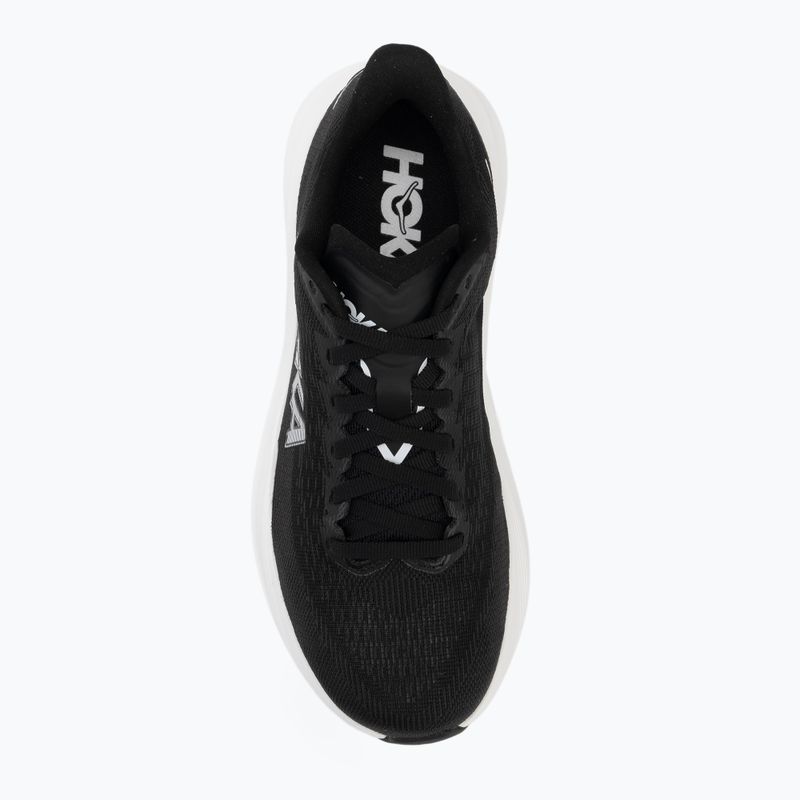 Moteriški bėgimo bateliai HOKA Mach 7 black/white 5