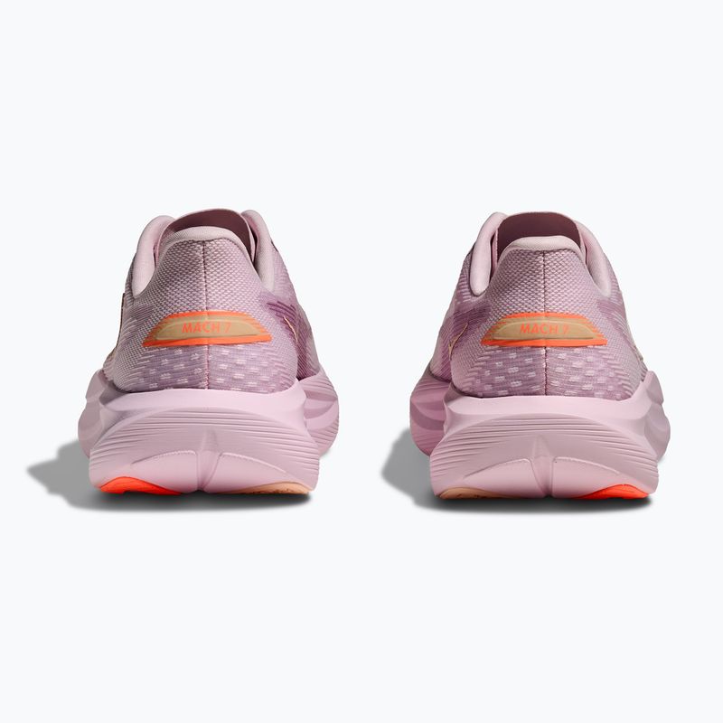 Moteriški bėgimo bateliai HOKA Mach 7 lilac cream/tangerine glow 13
