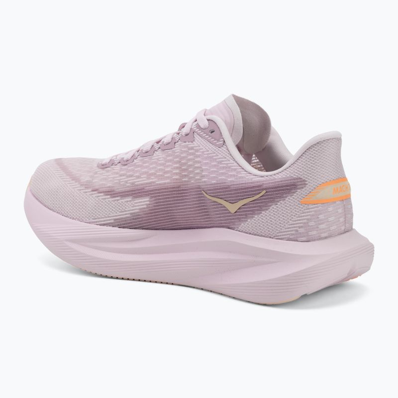 Moteriški bėgimo bateliai HOKA Mach 7 lilac cream/tangerine glow 3