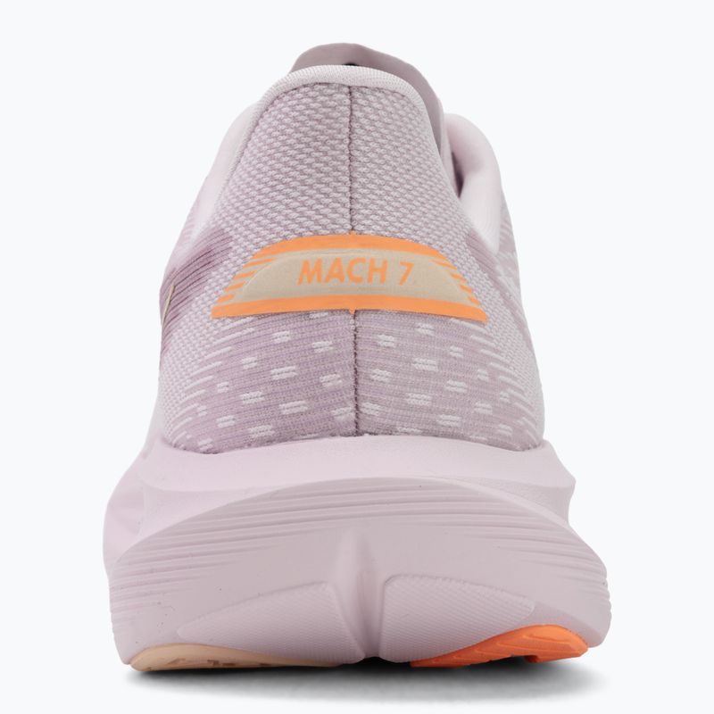 Moteriški bėgimo bateliai HOKA Mach 7 lilac cream/tangerine glow 6