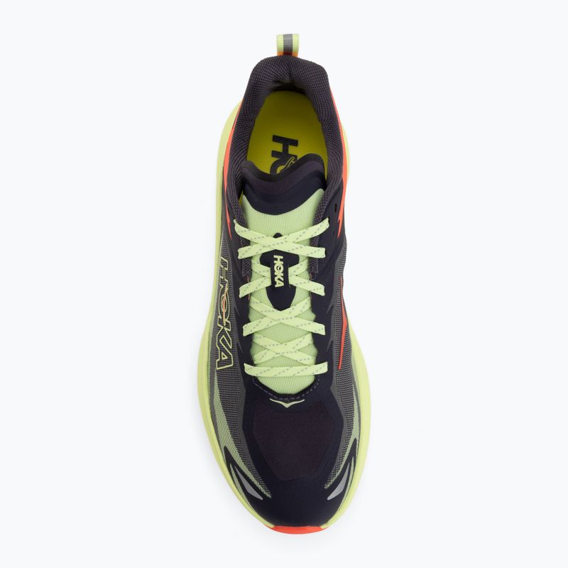 Vyriški bėgimo batai HOKA Zinal 3 squid ink/neon yuzu 5