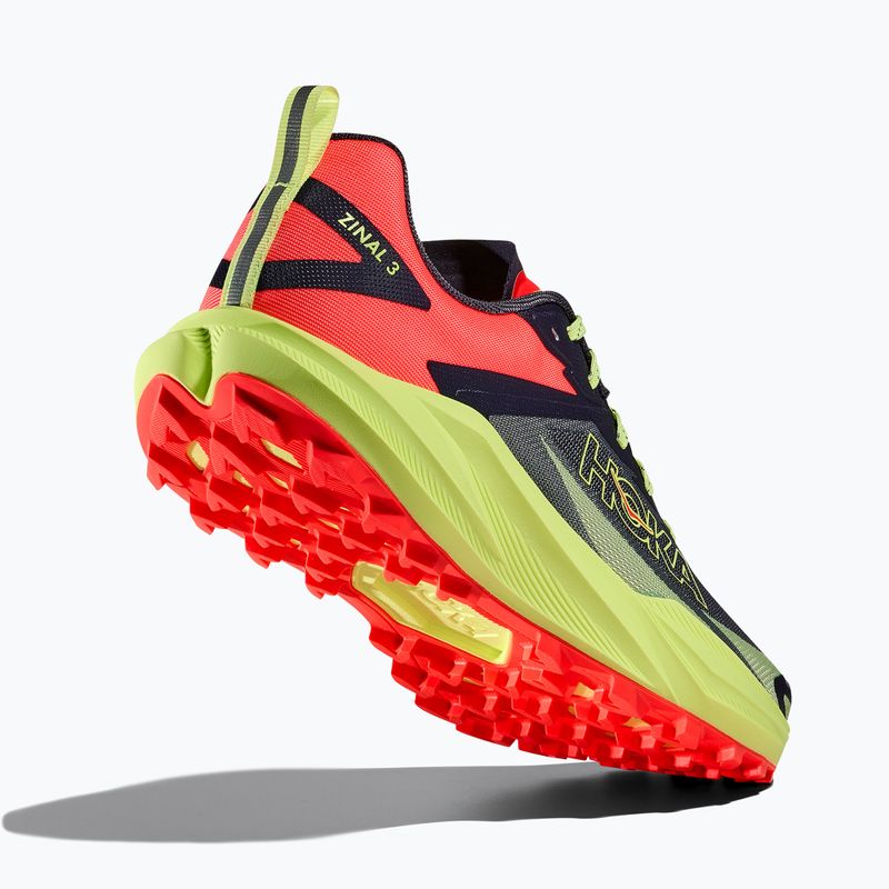 Vyriški bėgimo batai HOKA Zinal 3 squid ink/neon yuzu 5