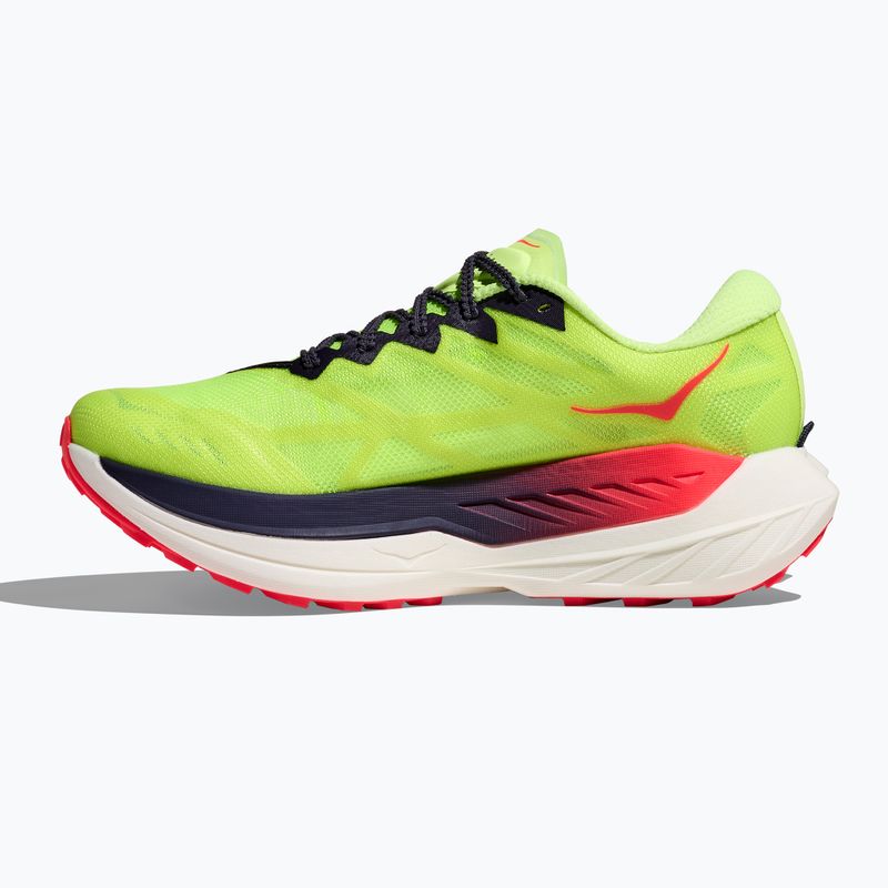 Vyriški bėgimo batai HOKA Rocket X Trail neon Yuzu/neon flame 4