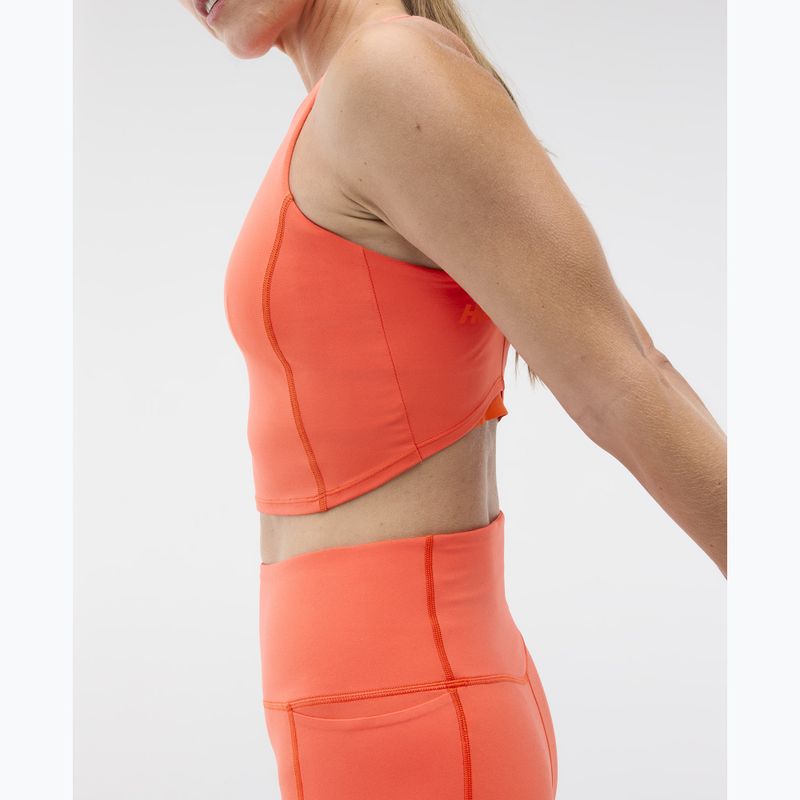 Treniruočių liemenėlė HOKA Elaro Crop bell pepper 5