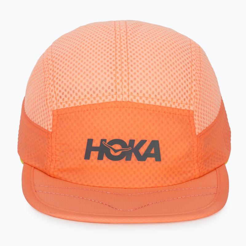 Kepurė su snapeliu HOKA Trail Race neon cantaloupe 2