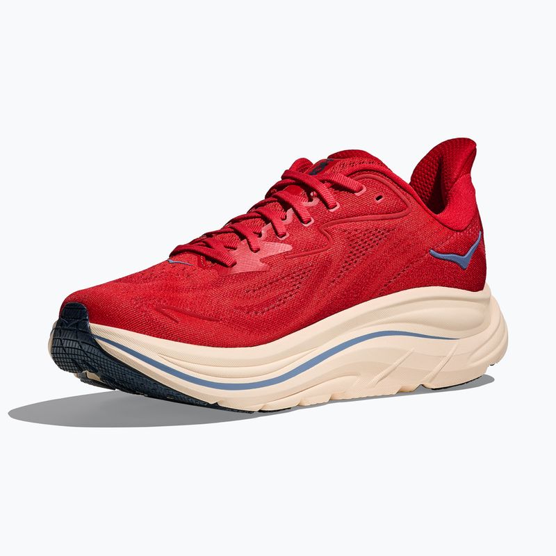Vyriški bėgimo batai Hoka Clifton 10 vermillion/varsity navy 4