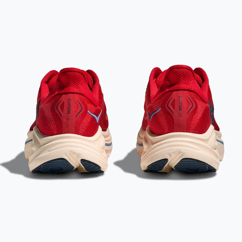 Vyriški bėgimo batai Hoka Clifton 10 vermillion/varsity navy 6